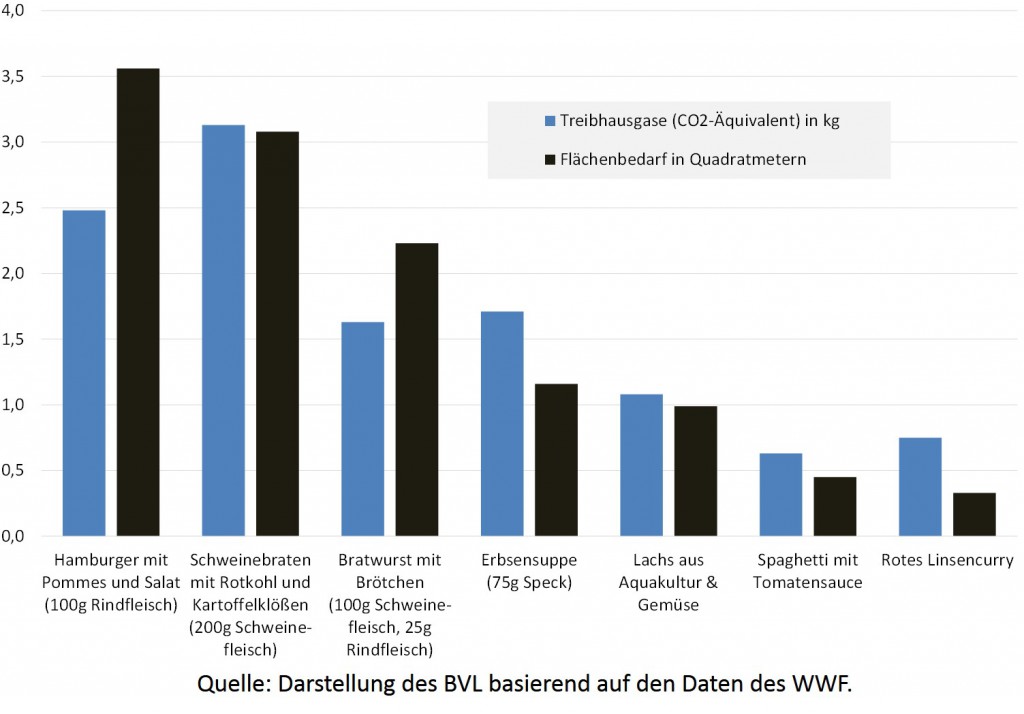 Gerichte im Vergleich